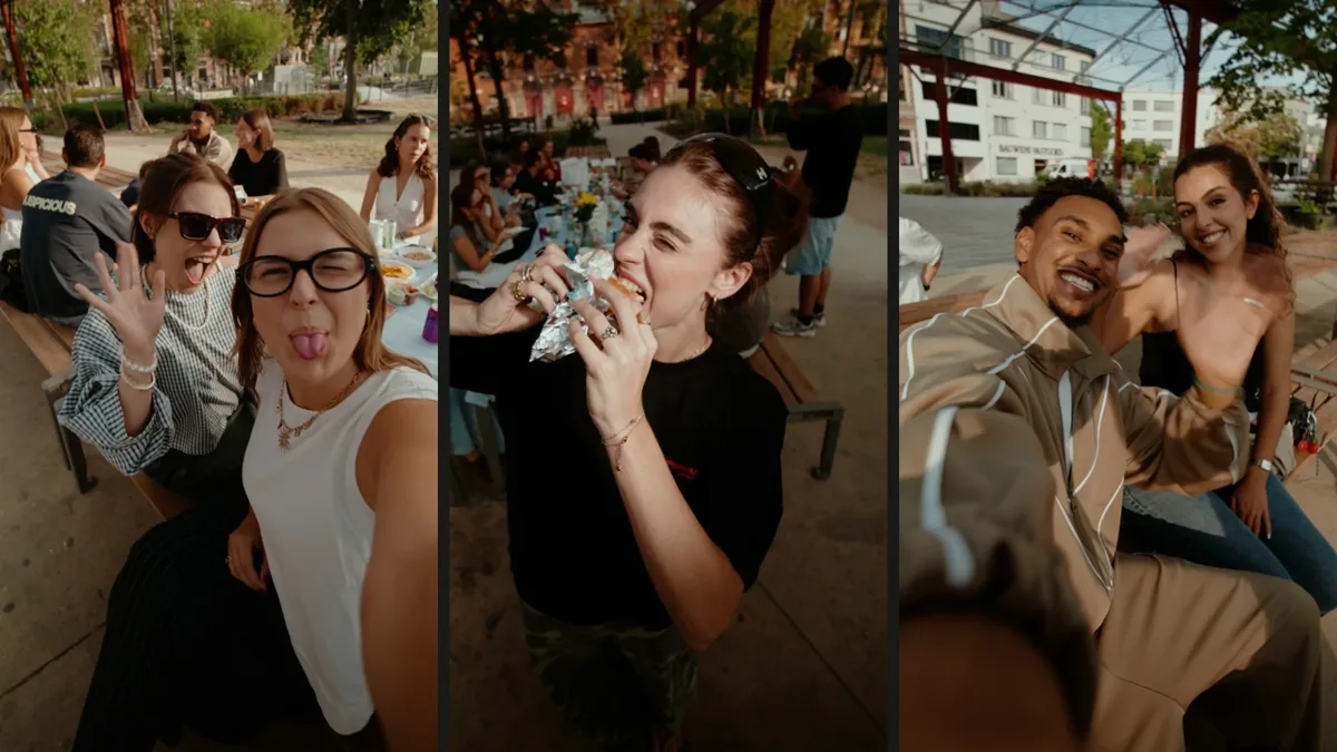 Collage van NoStrezz-talenten tijdens de eerste Influence Day
